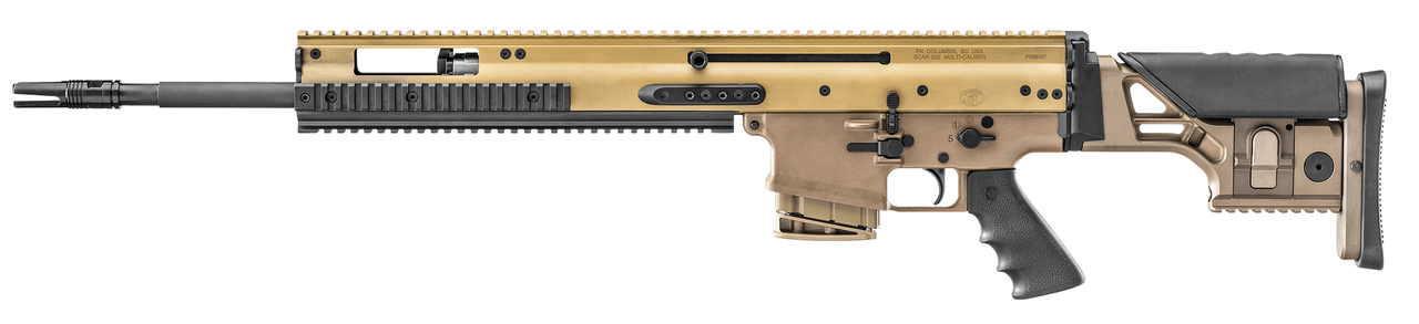 FN SCAR 20S 6.5 Creedmoor, 20″ Chrome Lined Barrel, Flat Dark Earth, 20rd