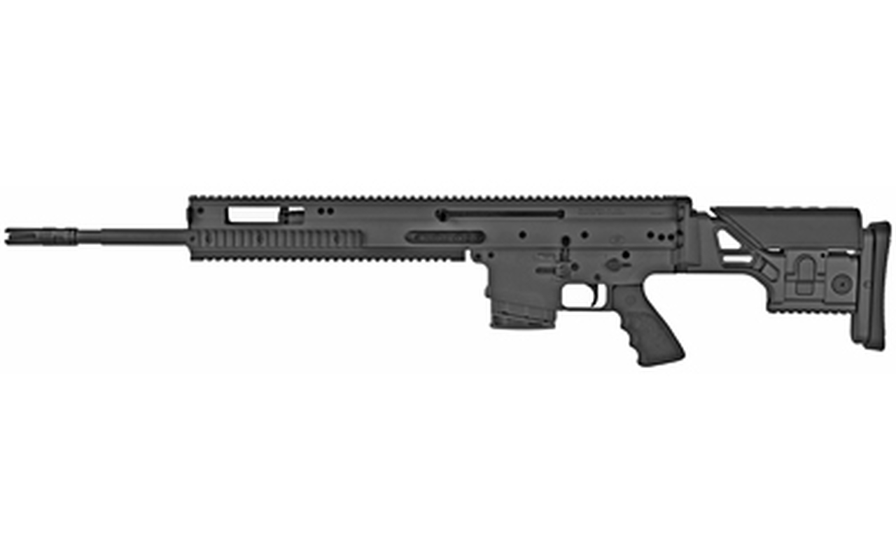 FN SCAR 7.62x51mm, 20″ Barrel, Black, Precision Adj Stock, Adj Cheek, Hogue Grip, 2 Stage Geissele Trigger, US Made, 10rd