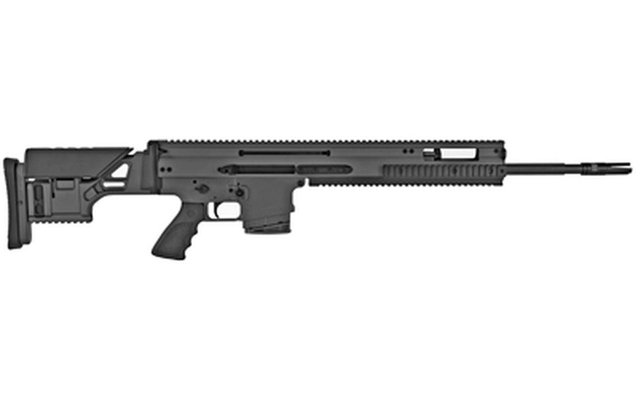 FN SCAR 7.62x51mm, 20″ Barrel, Black, Precision Adj Stock, Adj Cheek, Hogue Grip, 2 Stage Geissele Trigger, US Made, 10rd