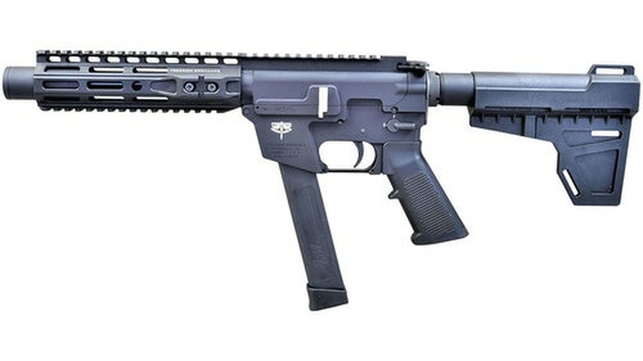 Freedom Ordnance FX-9 AR Pistol, 9mm, 8″ Barrel, 33rd Mag