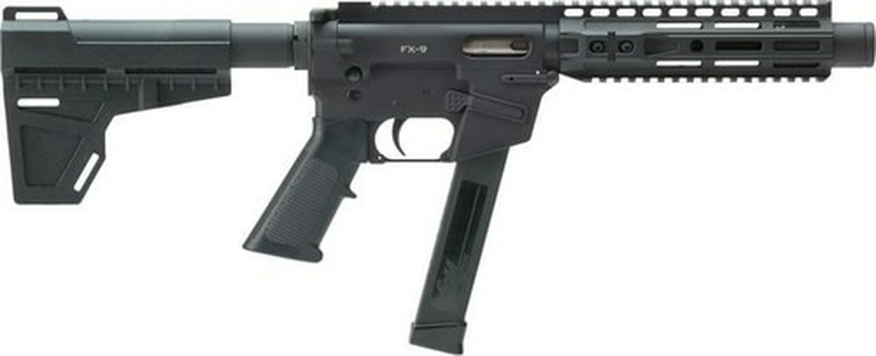 Freedom Ordnance FX-9 Pistol 9mm, 8″ Barrel 33rd Mag, M-Lok, Shockwave Blade Brace