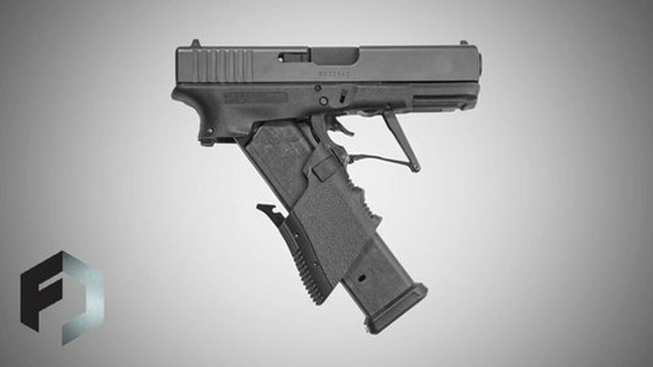 Full Conceal, M3D 19 Gen 4, Safe Action, Foldable Compact Pistol, 9mm, 4.01″ Barrel, Polymer Frame, Matte Finish, 21Rd, 1 Mag, Fixed Sights, Glock OEM Rail
