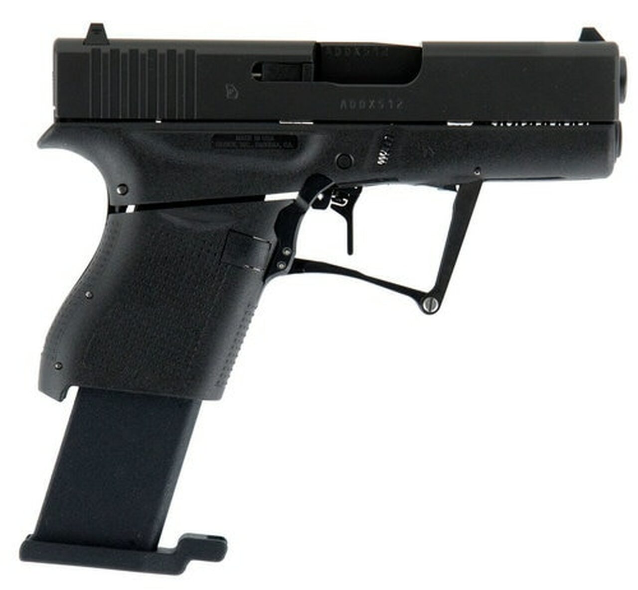 Full Conceal M3S G43 Foldable Sub-Compact Pistol, 9MM, 3.39″ Barrel, Fixed Sights, Glock 43 Slide 8rd Mag