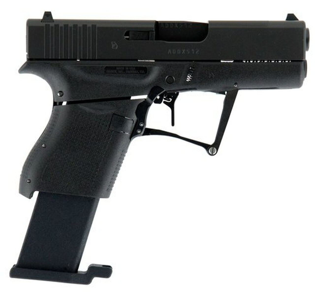 Full Conceal M3S G43 Foldable Sub-Compact Pistol, 9MM, 3.39″ Barrel, Fixed Sights, Glock 43 Slide 8rd Mag