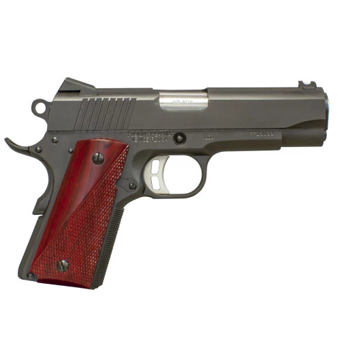 Fusion 1911 Commander 9mm, 3.5″ Barrel, Beavertail Red Cocobolo Grips, 7rd