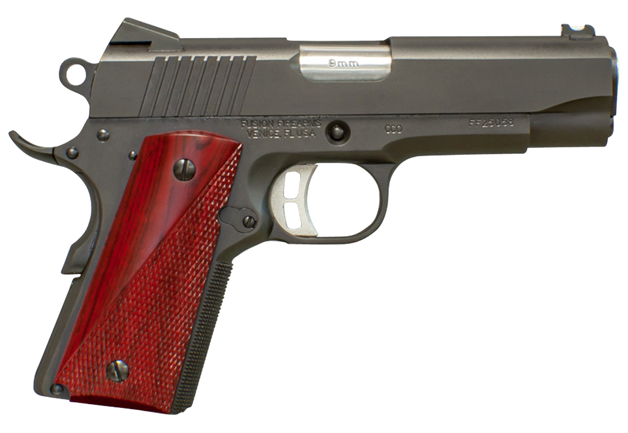 FUSION PRECISION Freedom CCO 45 ACP 5″ 7rd Black Oxide Black Cocobolo Grip