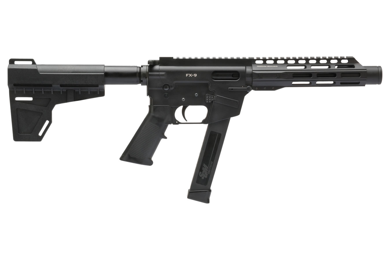 FX-9 9mm AR Pistol with Shockwave Blade Stock and 8.25 Inch Barrel