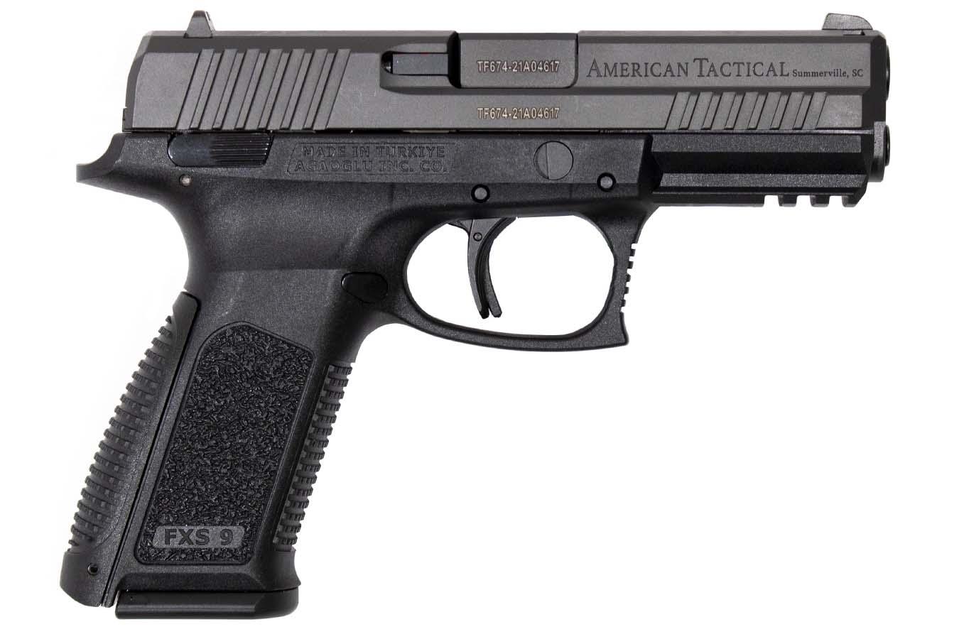 FXS-9 9mm Pistol with Black Polymer Frame and 17 Round Magazine
