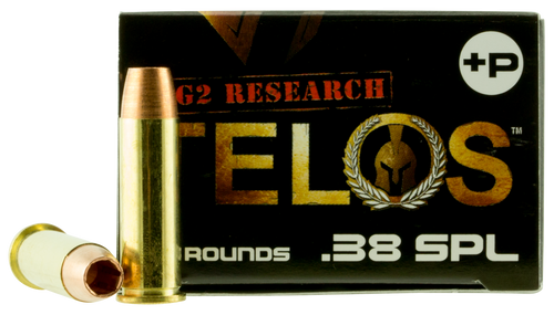 G2 Research Telos 38 Special +P, 105gr, FCHP, 20Bx/25Cs