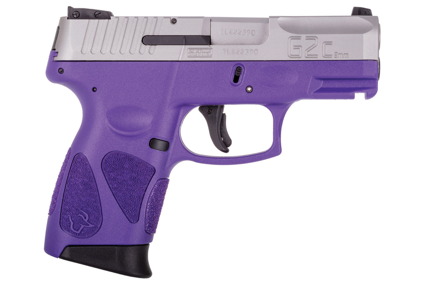 G2C 9mm Sub-Compact Pistol with Dark Purple Frame and Stainless Slide