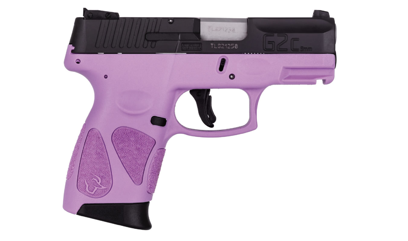 G2C 9mm Sub-Compact Pistol with Light Purple Frame and Black Slide