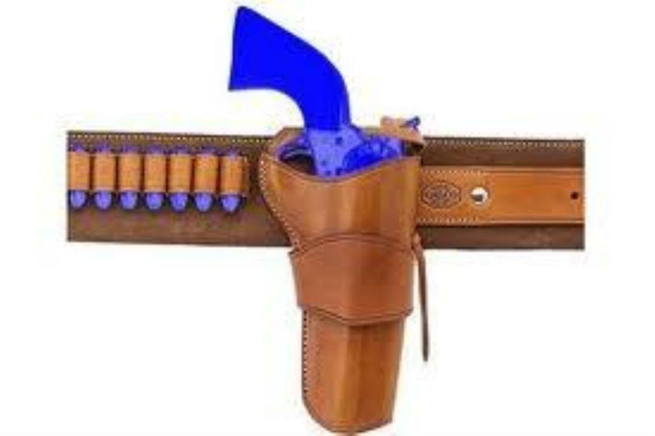 Galco Duke Colt SAA 4.75″, Ruger Vaquero 4 5/8″, Tan, Right Hand
