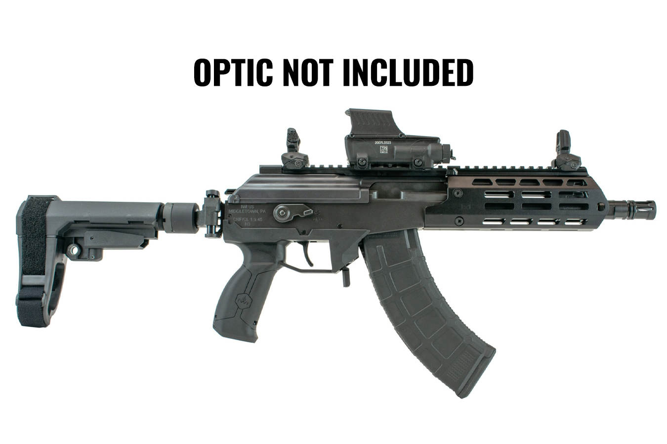 Galil ACE Gen II 7.62x39mm Pistol with SBA3 Tactical Brace