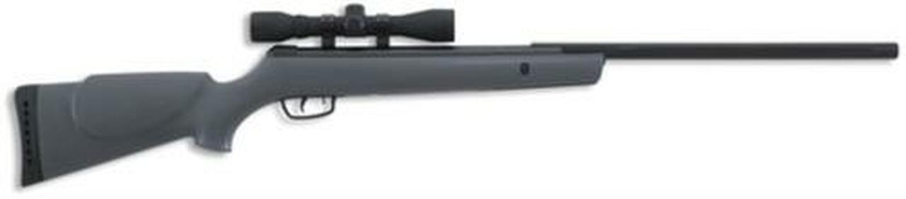Gamo Big Cat Air Rifle .22 Caliber 18″ Fluted Barrel Black Finish Synthetic Black Stock Includes 4x32mm Scope With Gamo Standard Reticle and Rings