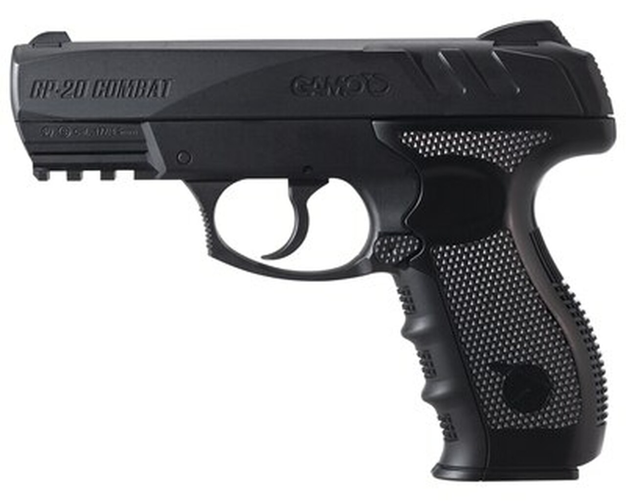 Gamo GP-20 Combat Air Pistol, .177, BB’s Only, CO2, Black, 20rd