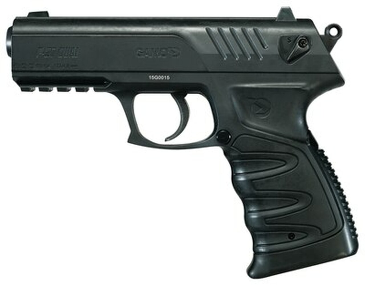 Gamo P-27 Dual Air Pistol, .177, Pellets Or BB’s, CO2, Black, 16rd