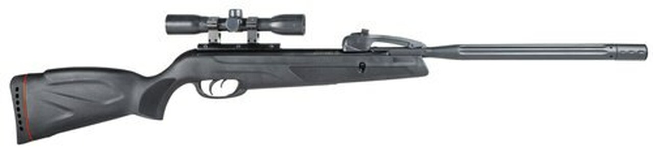 Gamo Swarm Whisper, .177 Pellet, 1300 Feet Per Second, 19″ Barrel, Black Color, Synthetic Stock, 4×32 Scope, 10Rd