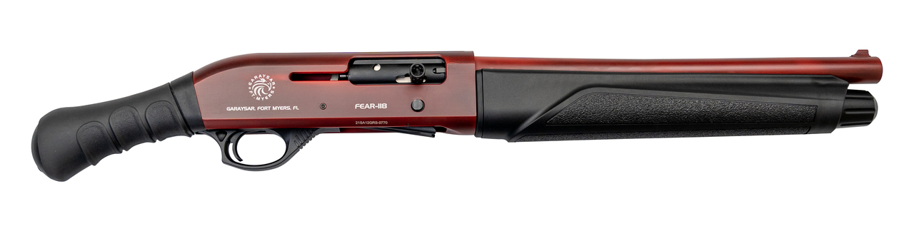 Garaysar Fear 118 12 Ga, 14″ Barrel, Battleworn Red, 5rd