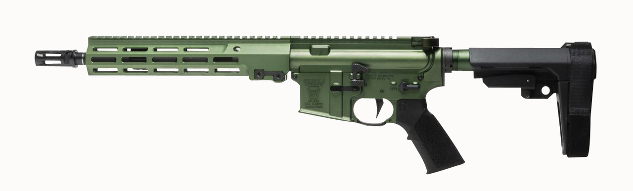 Geissele Super Duty .223/5.56, 11.5″ Barrel, SBA3, OD Green, 30rd