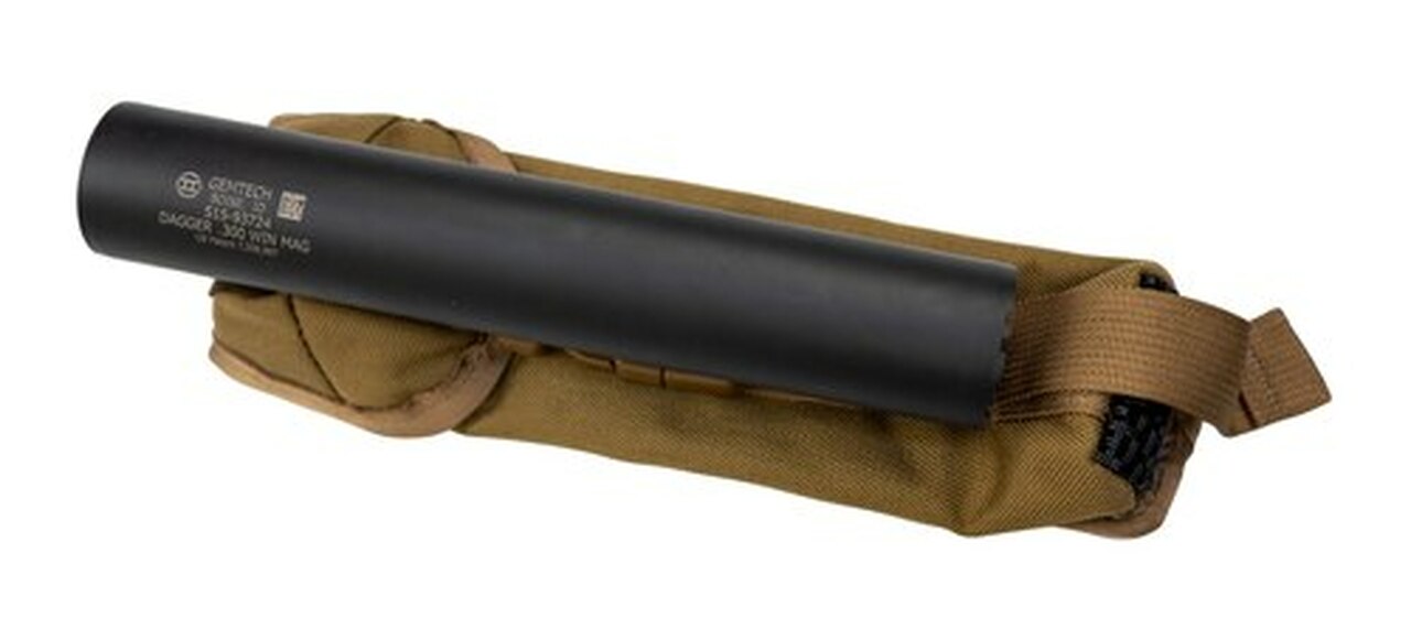 Gemtech Dagger Suppressor, .300 Win Mag, 8.8″, 5/8-24, Black, DISPLAY MODEL