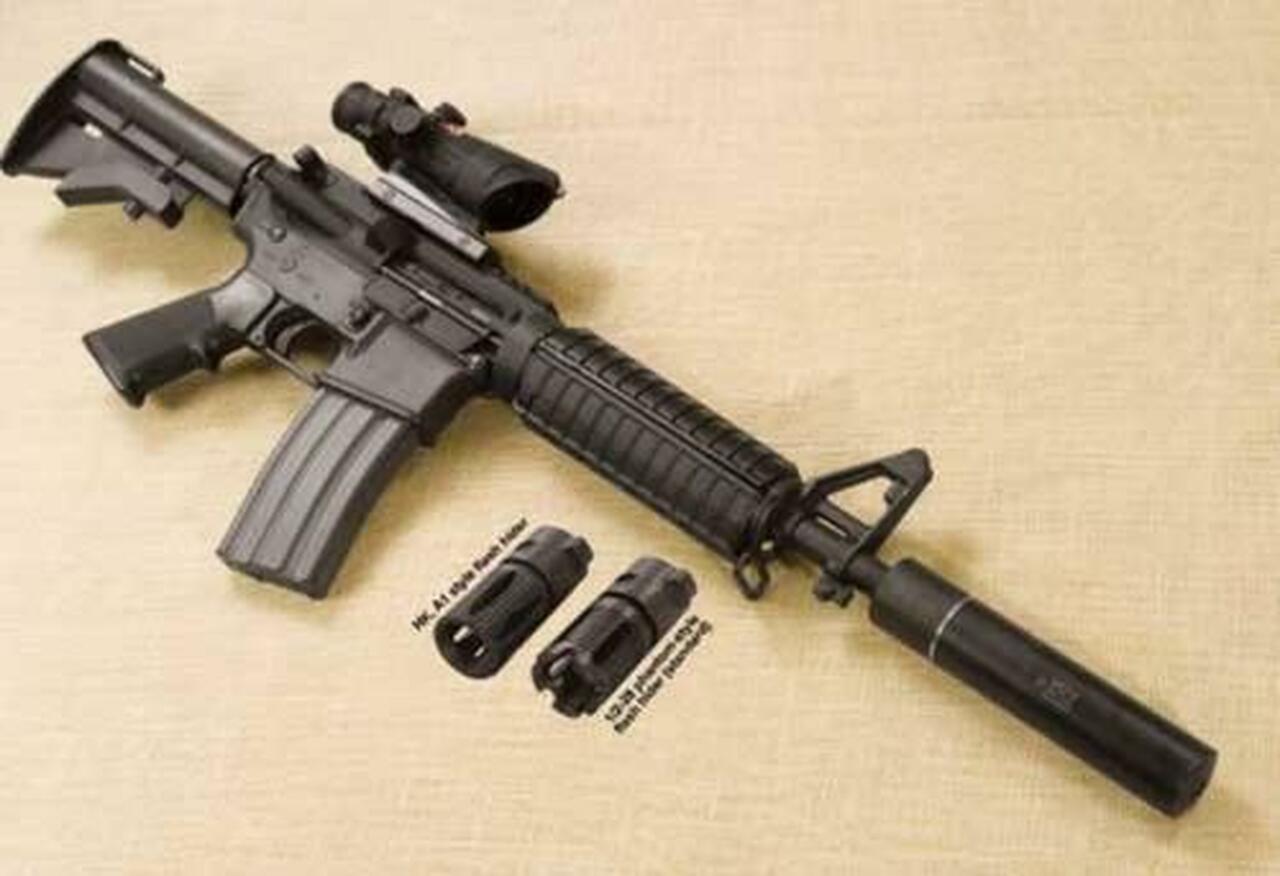 Gemtech Rimfire Suppressor 22LR 6.6 Inches 1/2-28 Tpi Quicksnap Mount – All Nfa Rules Apply