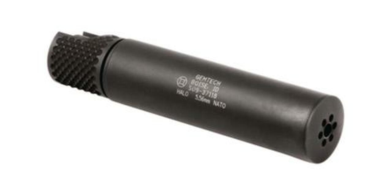 Gemtech Trek II Rifle Suppressor 5.56mm 1/2-28 Black Cerakote Finish – All NFA Rules Apply