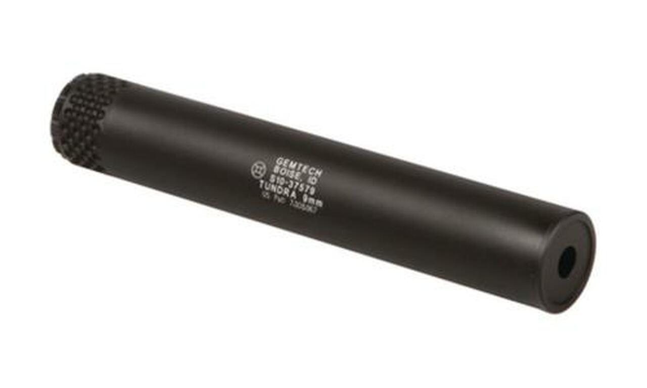 Gemtech Tundra 9MM Suppressor, 1/2×28