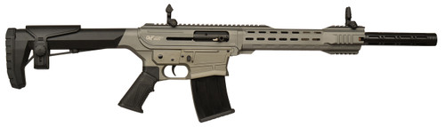 GForce GF25 12 Ga, 3″ Chamber 20″ Barrel, Tacitcal Gray, Black Furniture, 5rd