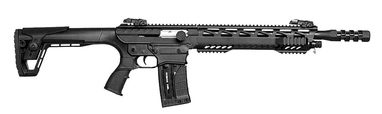 Gforce GF99-DLX AR Type Semi Auto Shotgun 12 Ga, 20″ Barrel, Black, 5rd