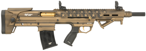 GForce GFBP 12 Ga, 3″ Chamber 18.5″ Barrel, Bronze USA Flag, 5rd
