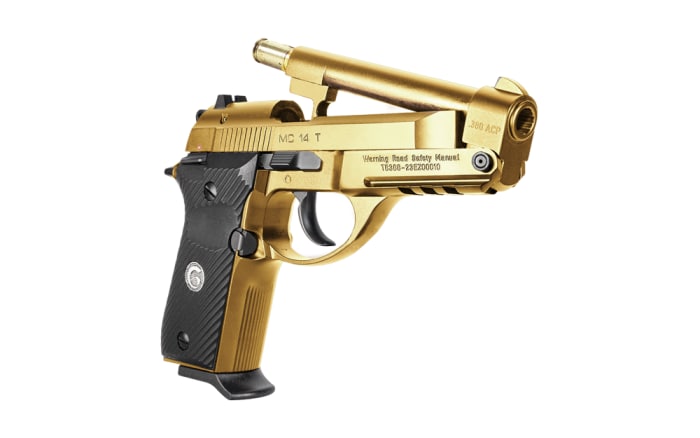 GIRSAN MC 14T (GOLD) .380 ACP DOUBLE SINGLE 13 ROUNDS 3.81 BARREL
