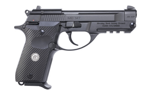 Girsan MC 14T Solution 380 ACP, 4.5″ Barrel, Black, Tip-Up Barrel, 13rd