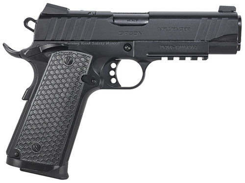 Girsan MC1911 C Influencer 10mm, 4.4″ Barrel, Black Cerakote, Optic Ready, 9rd