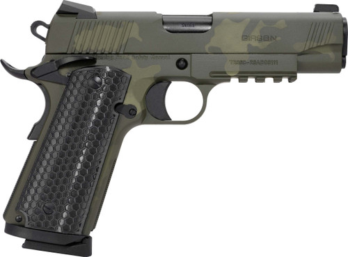Girsan MC1911 C Untouchable 9mm, 4.4″ Barrel, Olive Drab Camo, G10 Grip, 9rd