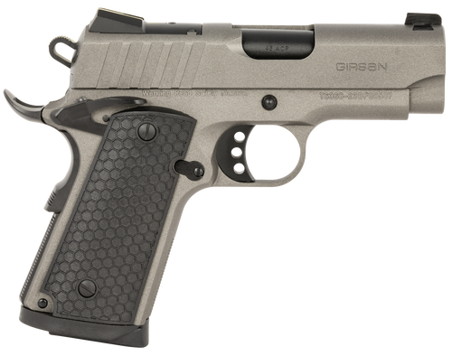 Girsan MC1911 Influencer 45 ACP, 3.4″ Barrel, Tungsten Gray Cerakote, Optic Ready, 6rd