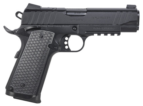 Girsan MC1911C Influencer 45 ACP, 4.4″ Barrel, Black Cerakote, Optic Ready, 8rd