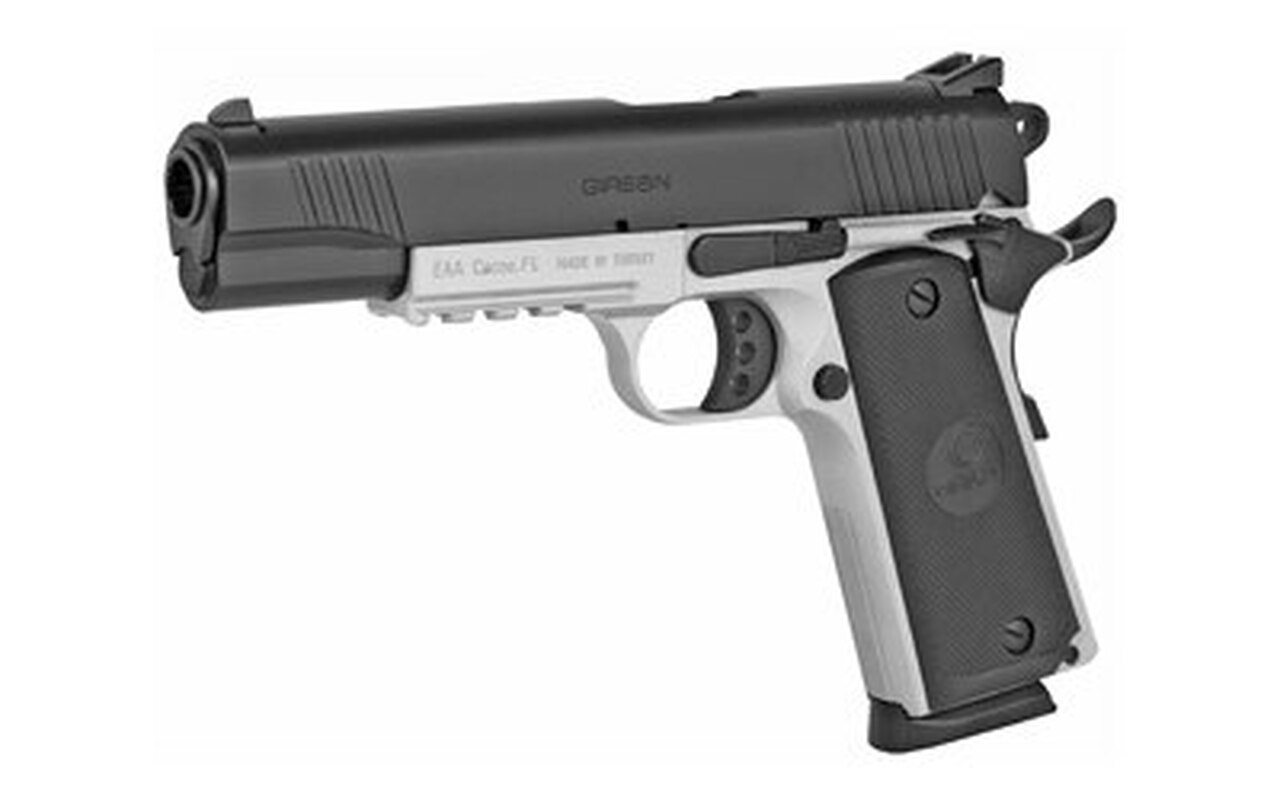 Girsan MC1911S .45 ACP, 5″ Barrel, Fixed Sights, Two-Tone, 8rd