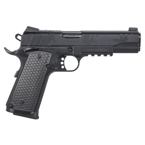 Girsan MC1911S Influencer 45 ACP, 5″ Barrel, Black Camo, Optic Ready, 8rd
