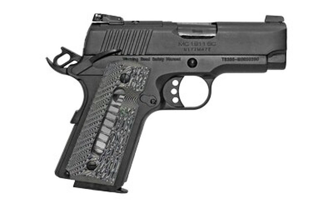Girsan MC1911SC .45 ACP, 3.4″ Barrel, Optics Ready, G10 Grips, Black, 6rd