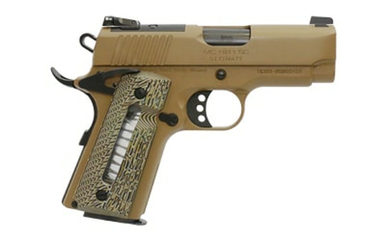 Girsan MC1911SC 9mm, 3.4″ Barrel, Optics Ready, G10 Grips, Flat Dark Earth, 7rd