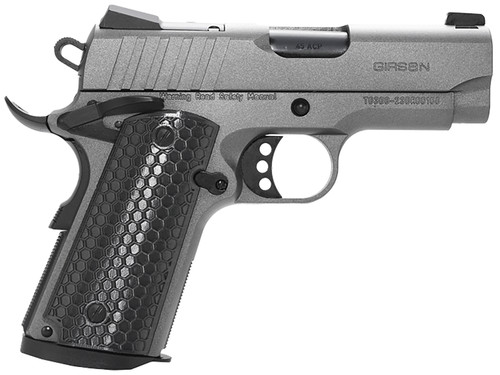 Girsan MC1911SC Influencer 9mm, 3.4″ Barrel, Tungsten Gray, Optic Ready, 7rd