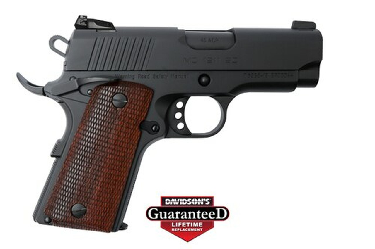 Girsan MC1911SC Officer 45 ACP 3.3″ Barrel Black, 6rd Mag