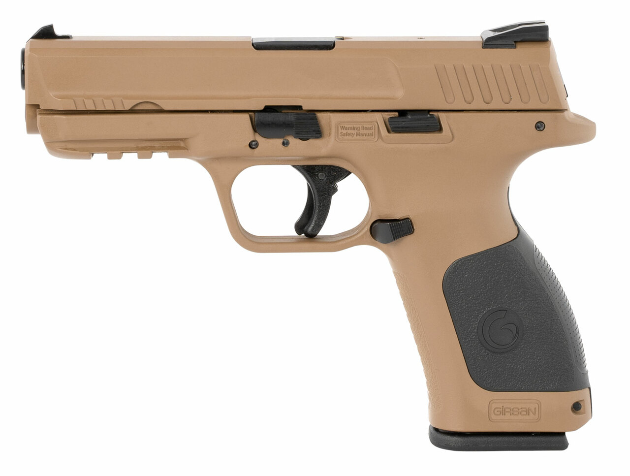 Girsan MC28SA 9mm, 4.25″ Barrel, 3-Dot Sights, Flat Dark Earth, 15rd
