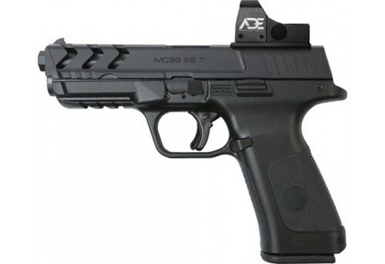 Girsan MC28SA 9MM 4.25″ Barrel With Optic, Black Polymer Frame, 15rd Mag