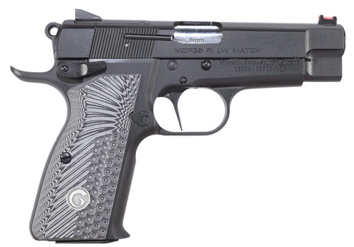 Girsan MCP35 9mm, 3.88″ Barrel, Black MATCH, Optics Ready, G10 Grips, 15rd