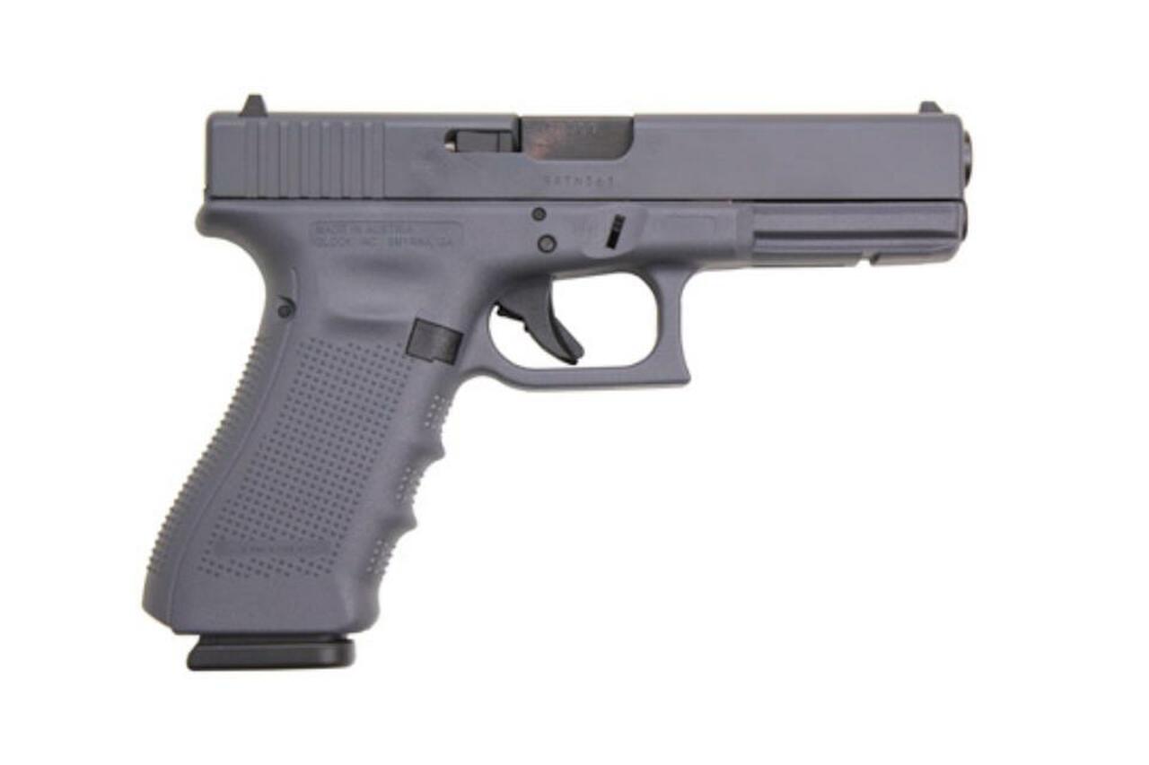 Glock 17 Gen4 9mm, Full Gray Frame/Slide, 17+1