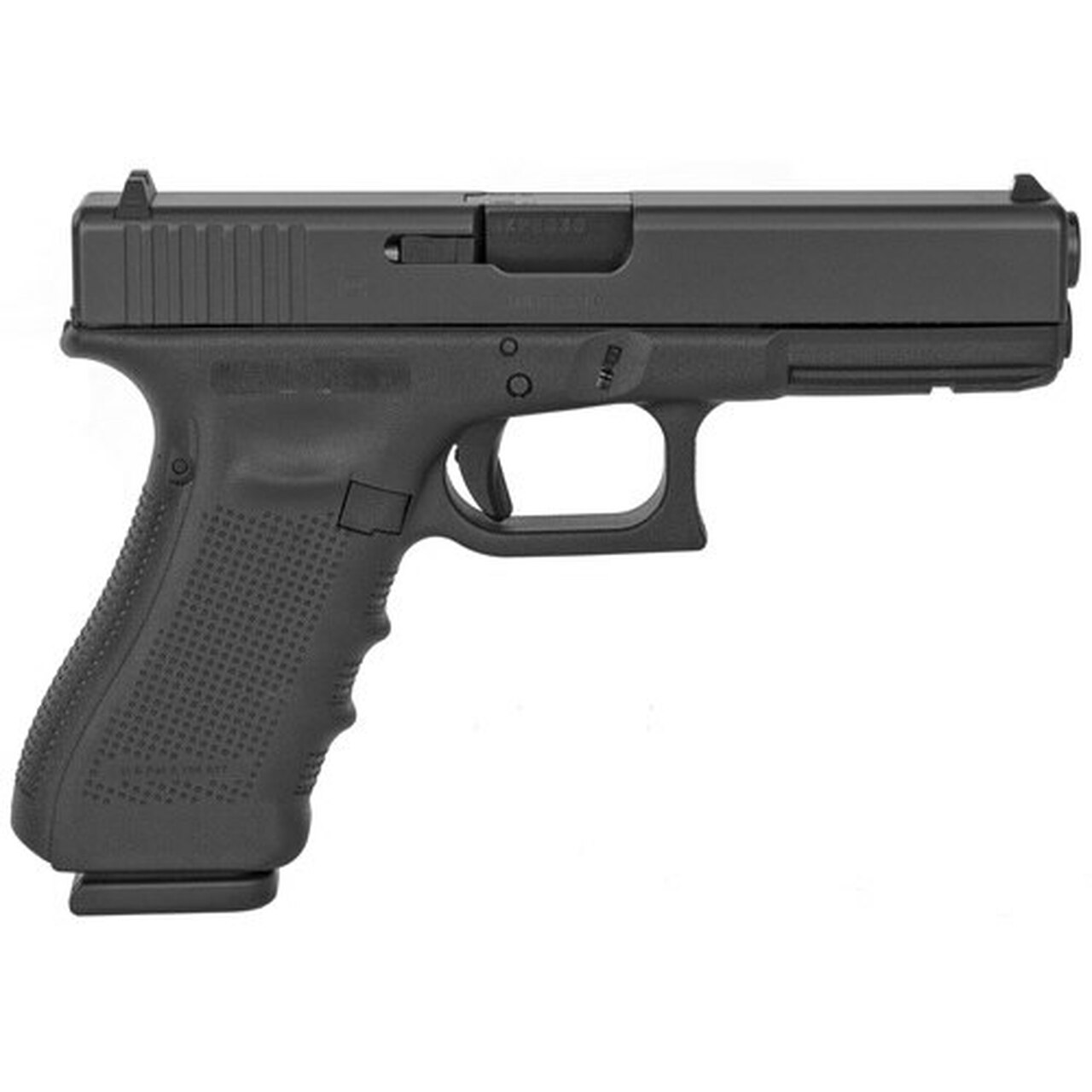Glock 17 Gen4 Striker Fired, Full Size, 9MM, 4.49″ Barrel, Polymer Frame, Matte Finish, Fixed Sights, 3x 17Rd Mags