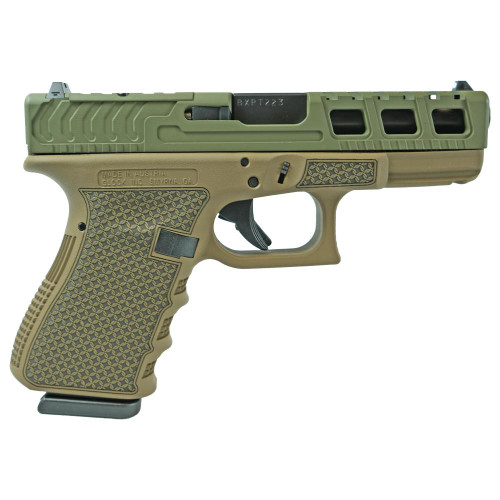 Glock 19 Gen 3 9mm, 4.01″ Barrel, “Thrasher” Custom, 15rd