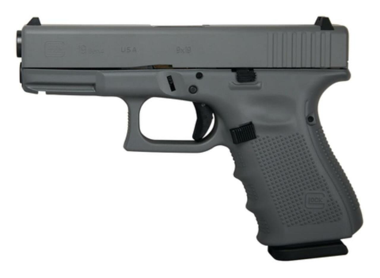 Glock 19 Gen4 9mm 4″ Barrel Cerakote Elite Concrete Finish USA Made 15rd Mag