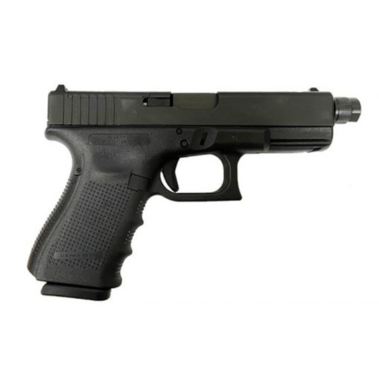 Glock, 19 Gen4, M.O.S, Striker Fired, Compact, 9mm, 4.02″ Threaded Barrel, Polymer Frame, Matte Finish, Fixed Sights, 15Rd, 3 Magazines